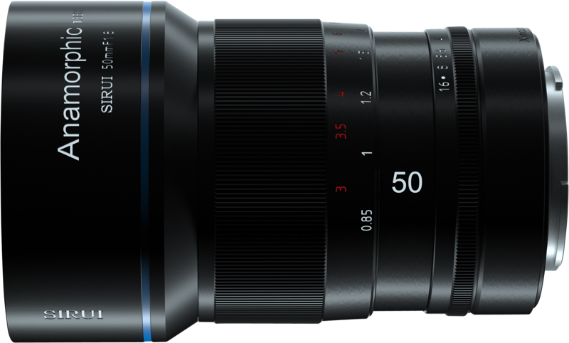 Anamorphic Lens 1.33x 50mm f:1.8 Sony E