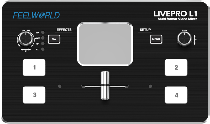 Feelworld Multiformátový videomixér Livepro L1