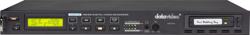 Datavideo HDR-70 Rackmount SSD video (HD) rec. (SDI/HDMI)