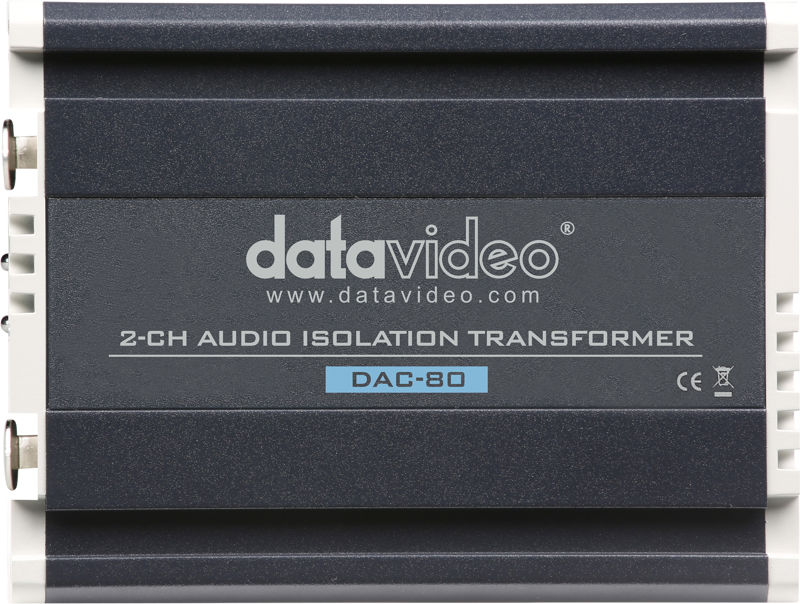 Datavideo DAC-80 2 Channel Audio 1:1 transformer