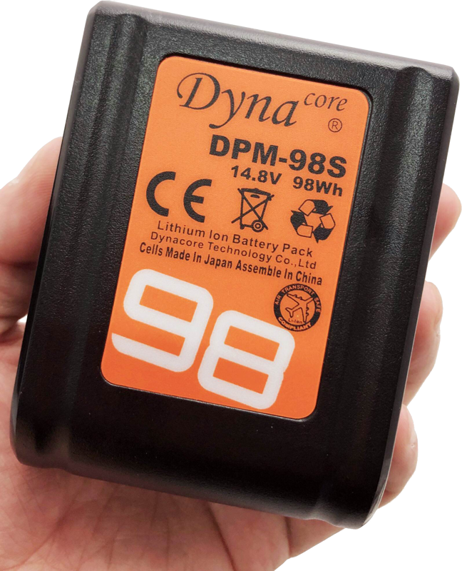 Dynacore V-Mount Battery Tiny series DPM-98S(R) 98Wh 14