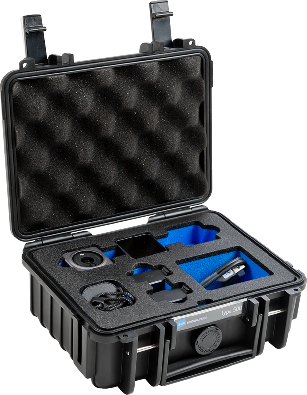BW Outdoor Cases Type 500 for DJI Action 2 Power Combo or DJI Action 2 Dual-Screen Combo